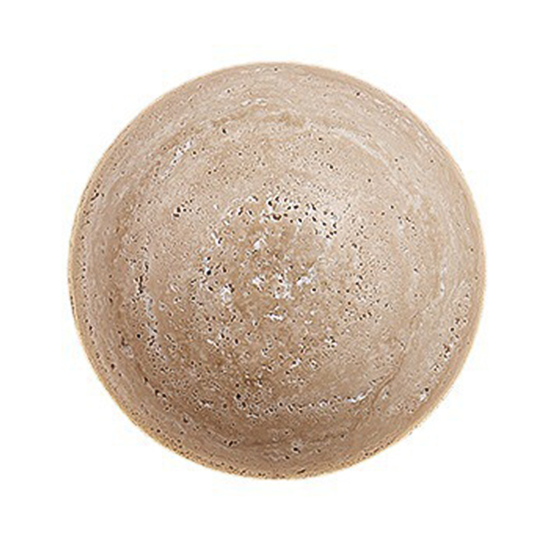 Настенный светодиодный светильник из камня травертина TRAVERTINE POVL WALL LAMP Бежевый Настенный светодиодный светильник из камня травертина TRAVERTINE POVL WALL LAMP Бежевый в Челябинске | Loft Concept