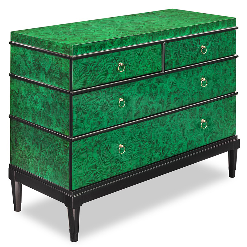 Комод DRESSER KRIZIA Малахит (зеленый) Черный Комод DRESSER KRIZIA Малахит (зеленый) Черный в Челябинске | Loft Concept