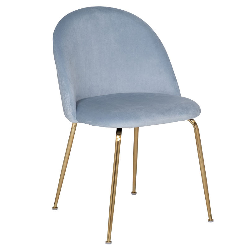 Стул Isidro Stool Серо-голубой Глянцевое золото Стул Isidro Stool Серо-голубой Глянцевое золото в Челябинске | Loft Concept