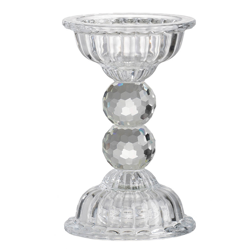 Подсвечник Manais Candlestick 23 Прозрачное Стекло в Челябинске | Loft Concept 