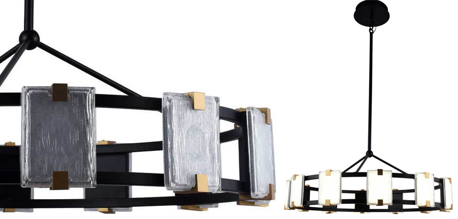 Люстра Rectangular Glass Plafon D85 Люстра Rectangular Glass Plafon D85 - Loft-Concept в Челябинске