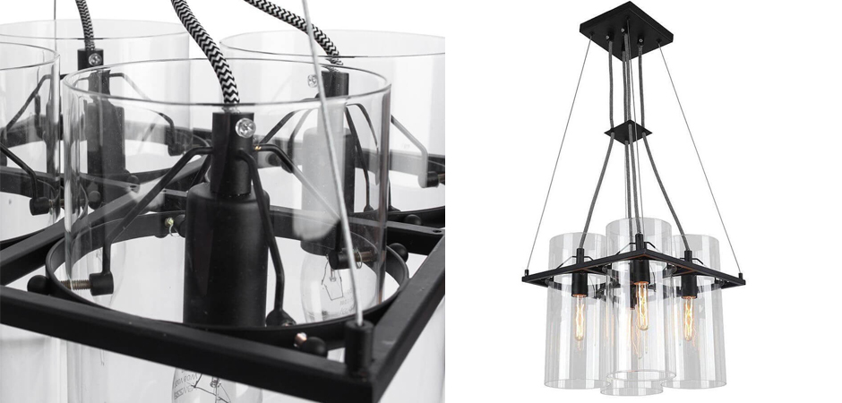 Люстра Glass Cylinder Chandelier Люстра Glass Cylinder Chandelier - Loft-Concept в Челябинске