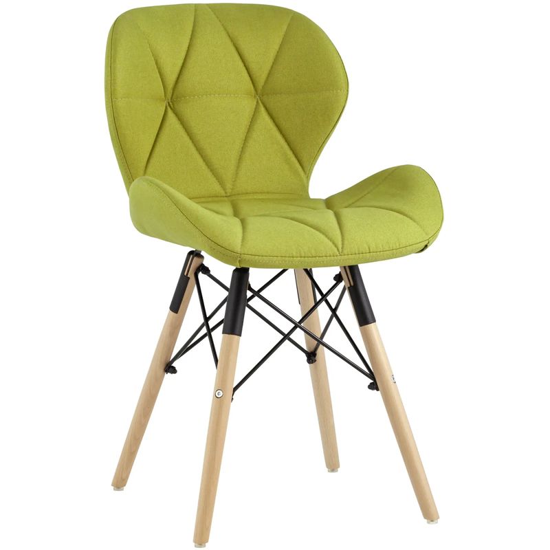 Стул Jeroen Chair Рогожка Цвет Лайм Лайм Древесина Черный Стул Jeroen Chair Рогожка Цвет Лайм Лайм Древесина Черный в Челябинске | Loft Concept