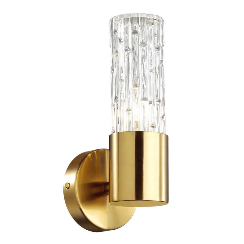 Бра Lorinda Wall lamp Прозрачный (Transparent) Золотой в Челябинске | Loft Concept 