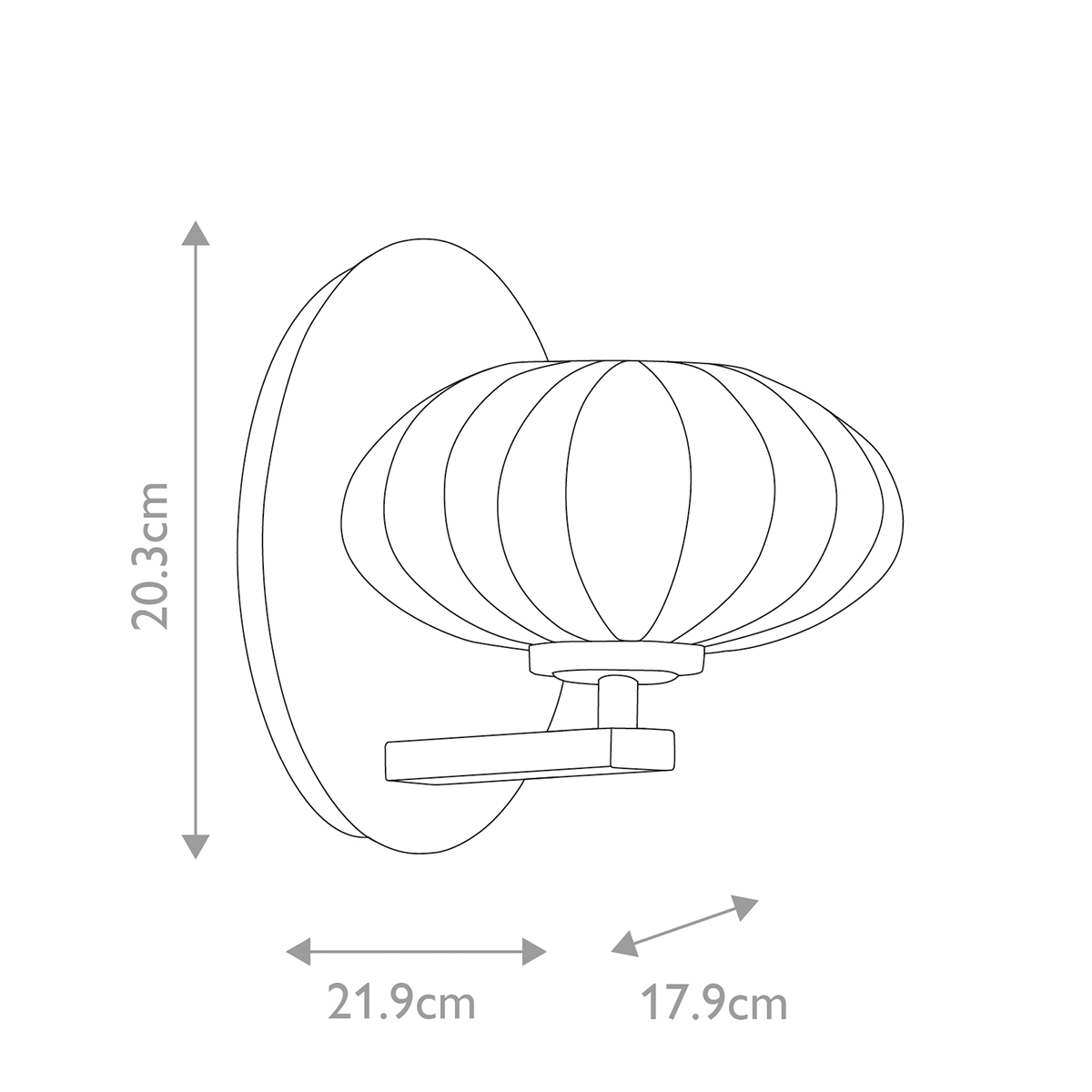  Бра с круглым плафон из матового белого стекла Kichler в Челябинске