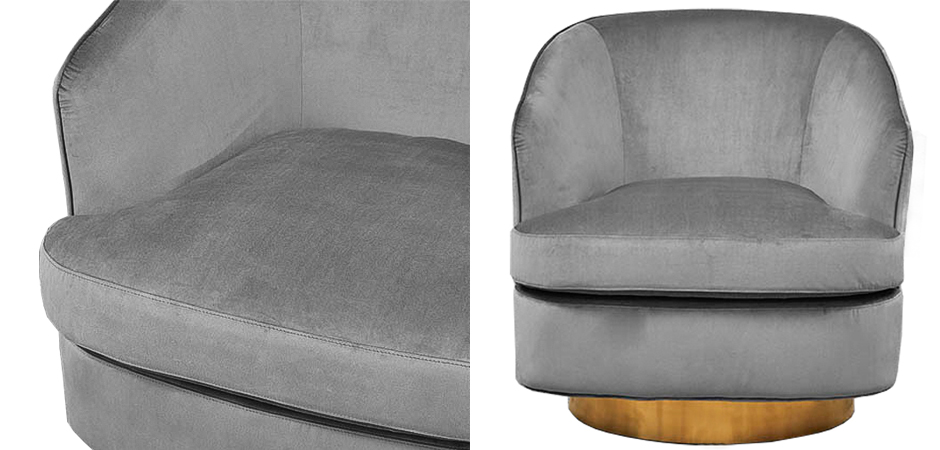Кресло Stardust Armchair Grey Кресло Stardust Armchair Grey - Loft-Concept в Челябинске