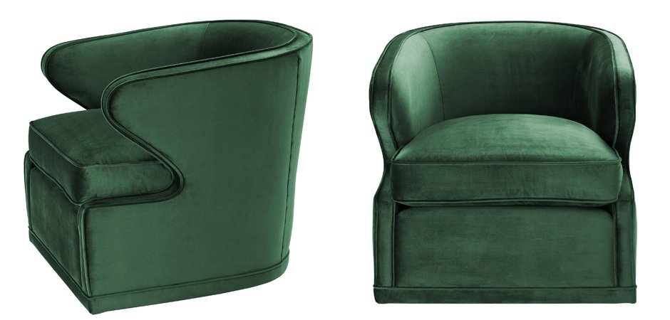 Кресло Eichholtz Chair Dorset Green Кресло Eichholtz Chair Dorset Green - Loft-Concept в Челябинске