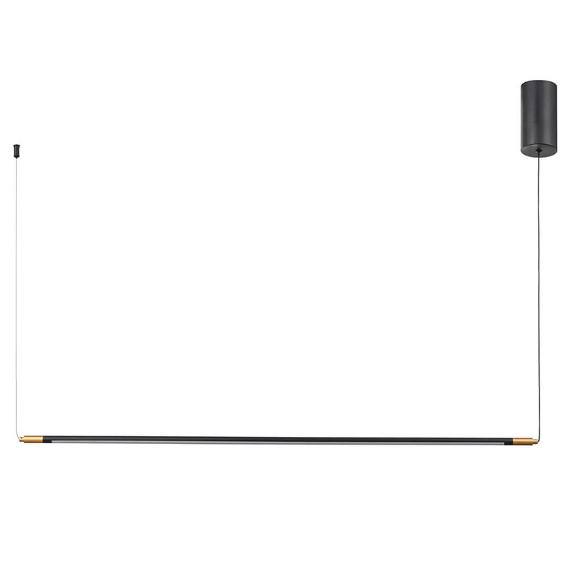 Подвесной светильник Drawing Line Gold Black Linear Золотой Черный Подвесной светильник Drawing Line Gold Black Linear Золотой Черный в Челябинске | Loft Concept