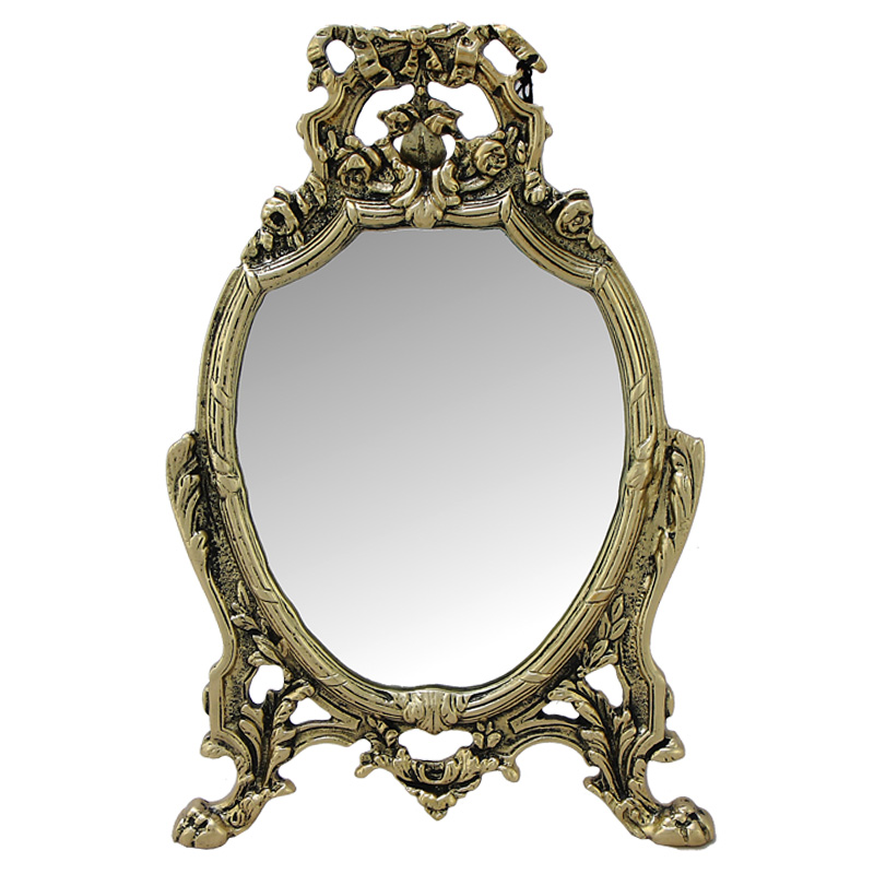 Зеркало настольное в бронзовой раме Majestic Bronze Mirrors Бронза Зеркало настольное в бронзовой раме Majestic Bronze Mirrors Бронза в Челябинске | Loft Concept