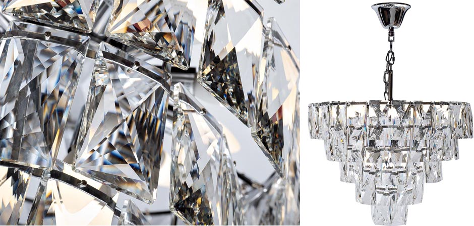 Люстра Tiers Crystal Light Chandelier 16 D60 Люстра Tiers Crystal Light Chandelier 16 D60 - Loft-Concept в Челябинске