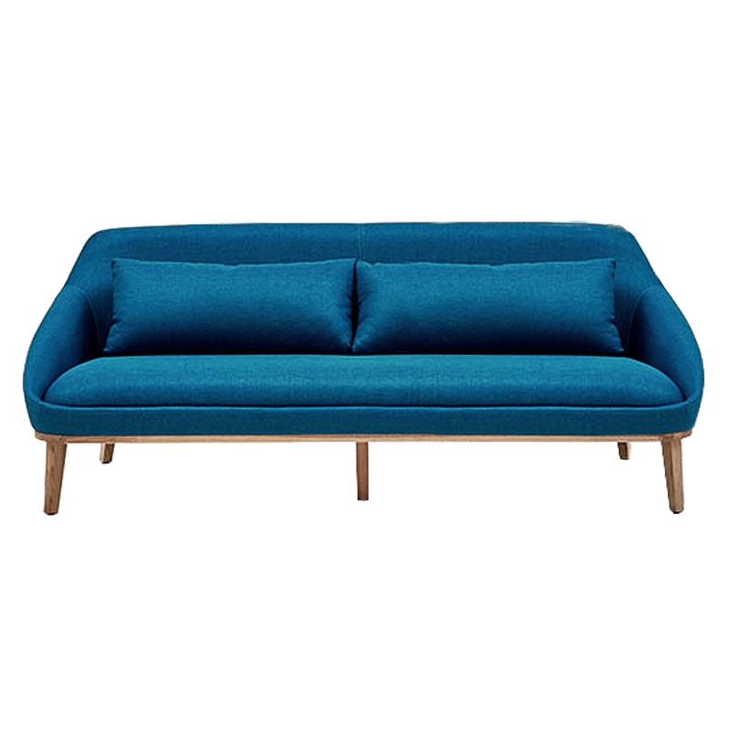 Двухместный диван Sea Basin Sofa Синий Древесина Двухместный диван Sea Basin Sofa Синий Древесина в Челябинске | Loft Concept