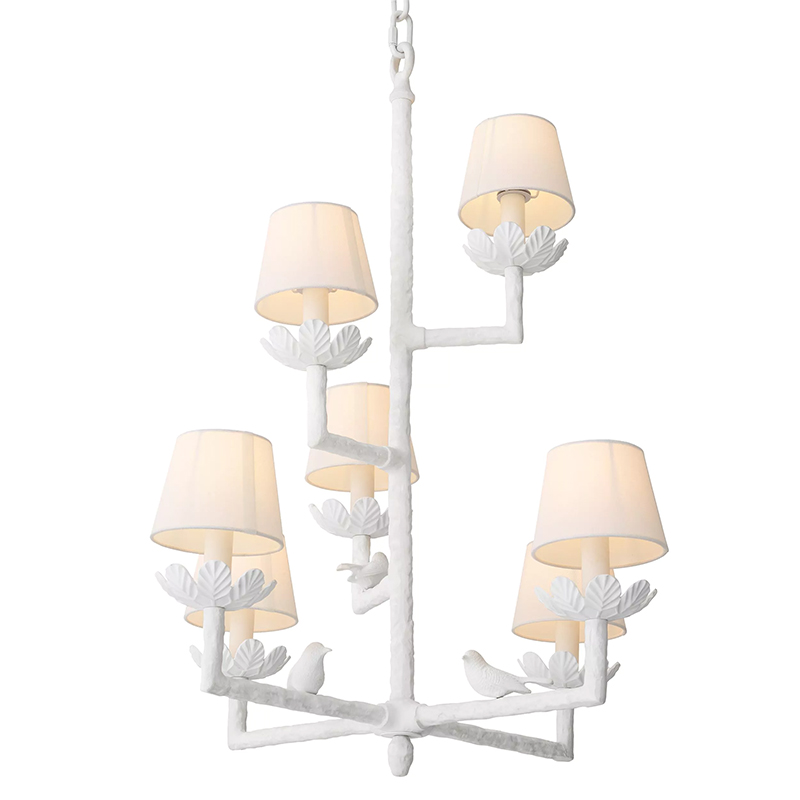 Люстра Eichholtz Chandelier Nature Белый Люстра Eichholtz Chandelier Nature Белый в Челябинске | Loft Concept