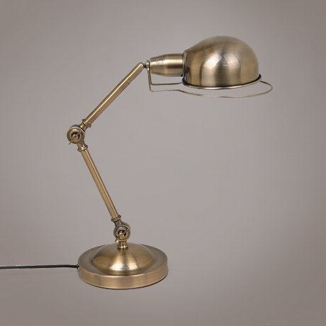 Настольная лампа Antic Work Table Lamp Латунь Античная полированная Настольная лампа Antic Work Table Lamp Латунь Античная полированная в Челябинске | Loft Concept