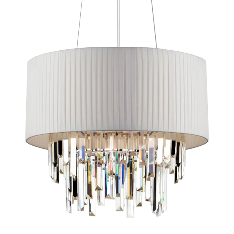 Люстра Sorley Chandelier Белый Хром Люстра Sorley Chandelier Белый Хром в Челябинске | Loft Concept