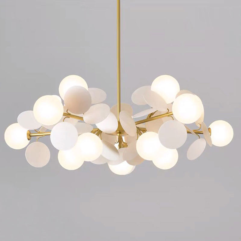 Люстра MATISSE Chandelier white Золотой Белый в Челябинске | Loft Concept 