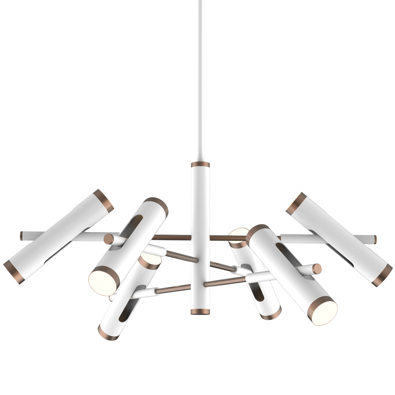 Люстра Rainer Chandelier white Белый Золотой Люстра Rainer Chandelier white Белый Золотой в Челябинске | Loft Concept