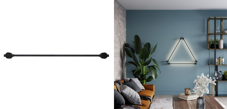 Черное светодиодное бра Trumpet tube Wide Черное светодиодное бра Trumpet tube Wide - Loft-Concept в Челябинске