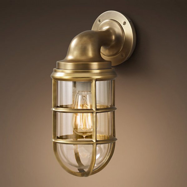 Бра RH STARBOARD wall lamp brass Латунь Бра RH STARBOARD wall lamp brass Латунь в Челябинске | Loft Concept