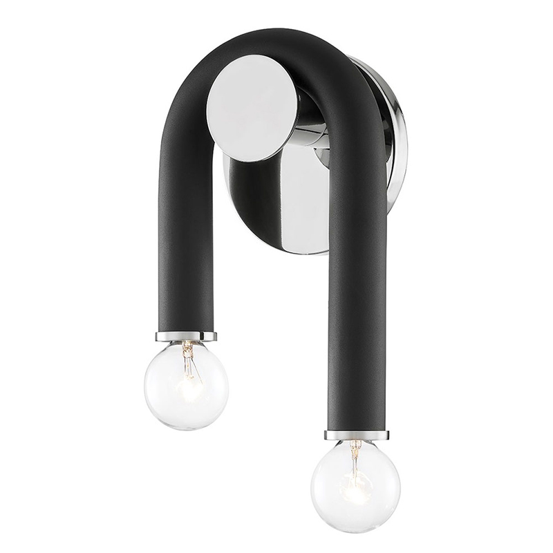 Бра Paulson floppy wall sconce chrome Черный Хром Бра Paulson floppy wall sconce chrome Черный Хром в Челябинске | Loft Concept