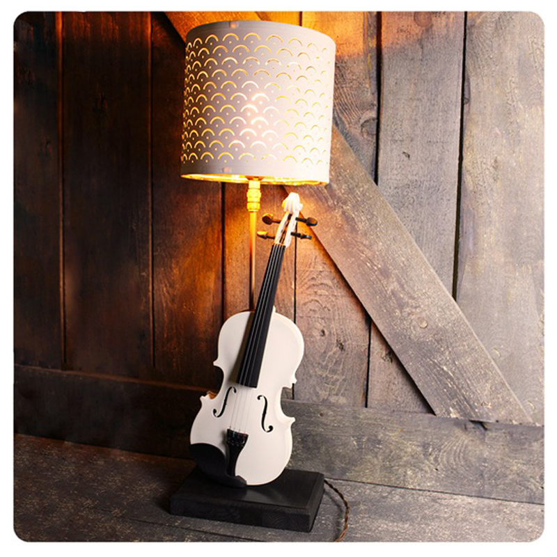 Настольная лампа Violin white Белый Настольная лампа Violin white Белый в Челябинске | Loft Concept