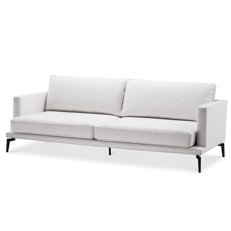 Диван Eichholtz Sofa Avenue 54 Белый Черный в Челябинске | Loft Concept 