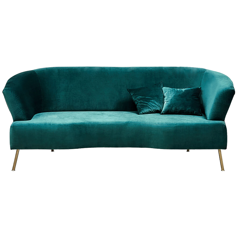 Диван Isis Sofa Turquoise Бирюзовый Золотой Диван Isis Sofa Turquoise Бирюзовый Золотой в Челябинске | Loft Concept