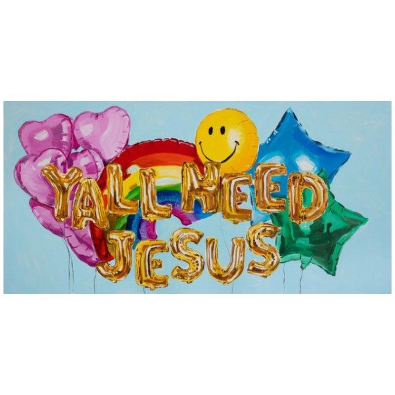 Картина Yall Need Jesus Мульти Картина Yall Need Jesus Мульти в Челябинске | Loft Concept