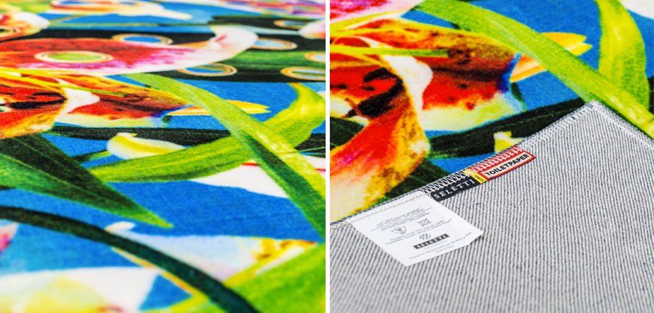 Ковер Seletti Rectangular Rug Flower with Holes Ковер Seletti Rectangular Rug Flower with Holes - Loft-Concept в Челябинске