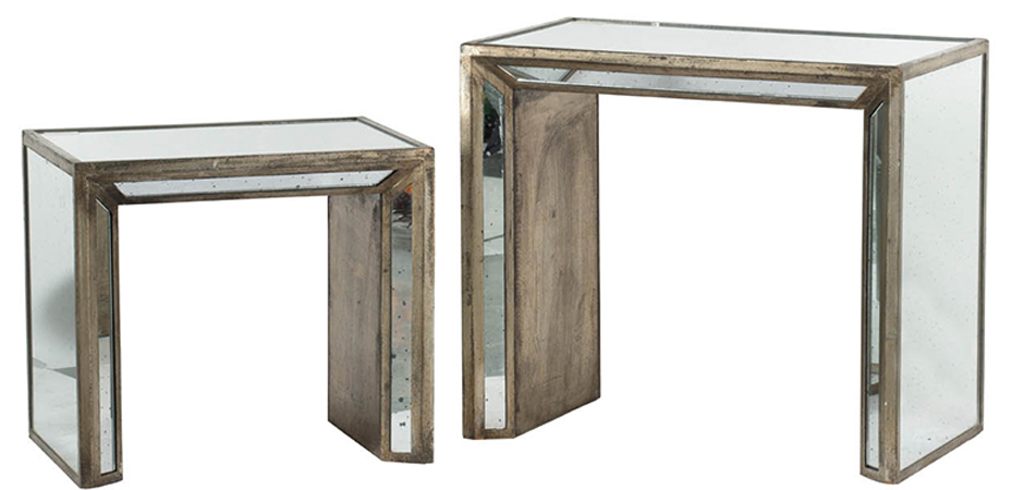 Приставной столик Mirrored Wide Side Приставной столик Mirrored Wide Side - Loft-Concept в Челябинске