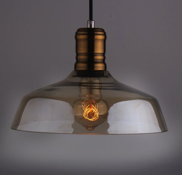 Подвесной светильник Loft Industrial French Retro Glass Прозрачный Подвесной светильник Loft Industrial French Retro Glass Прозрачный в Челябинске | Loft Concept