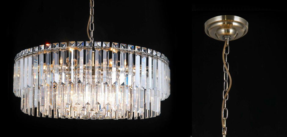 Люстра Odeon Chandelier Прозрачное Стекло диаметр 62 Люстра Odeon Chandelier Прозрачное Стекло диаметр 62 - Loft-Concept в Челябинске