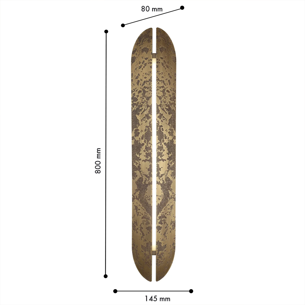 Бра винтажное с имитацией коррозии на медном корпусе Predominant в Челябинске