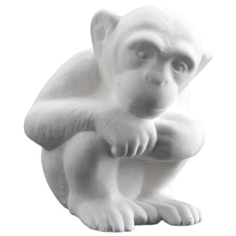 Статуэтка Abhika Monkey White Белый Статуэтка Abhika Monkey White Белый в Челябинске | Loft Concept