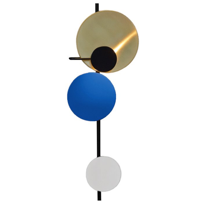 Бра PLANET LAMP METTE SCHELDE Латунь Белый Синий Черный Бра PLANET LAMP METTE SCHELDE Латунь Белый Синий Черный в Челябинске | Loft Concept