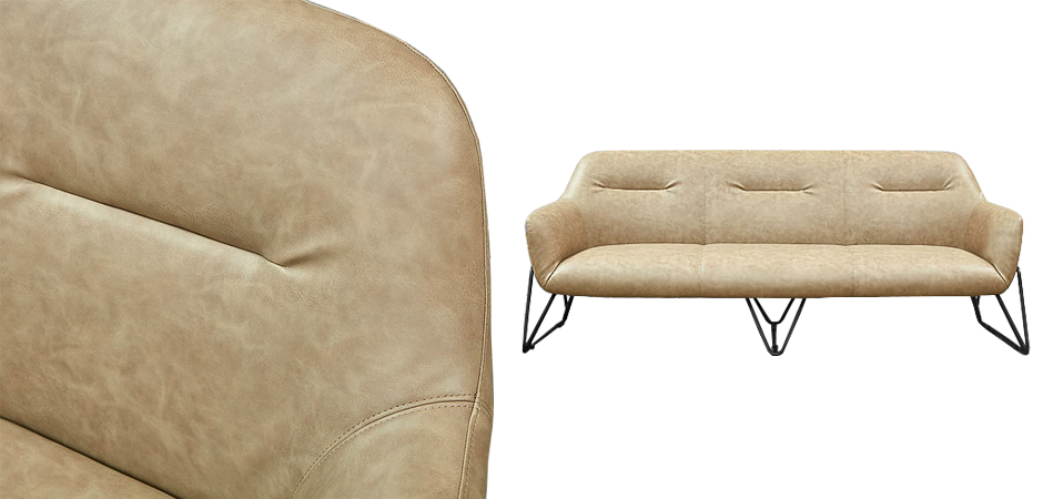 Диван Triangular Legs Triple Sofa Диван Triangular Legs Triple Sofa - Loft-Concept в Челябинске