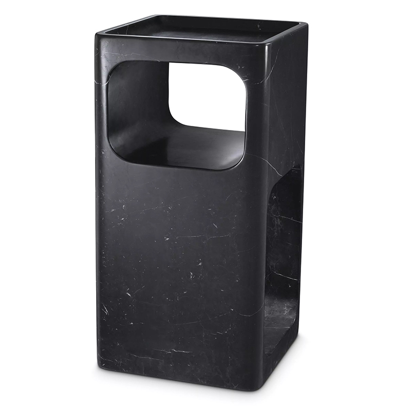Приставной стол Eichholtz Side Table Adler Black Marble Черный Мрамор Nero Приставной стол Eichholtz Side Table Adler Black Marble Черный Мрамор Nero в Челябинске | Loft Concept
