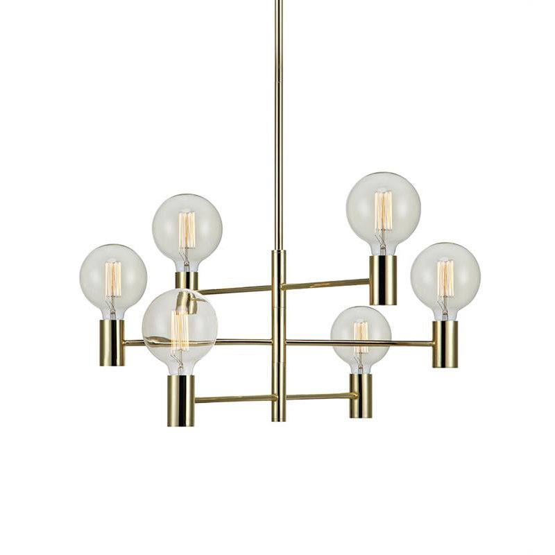 Люстра Helix Chandelier Gold Золотой Люстра Helix Chandelier Gold Золотой в Челябинске | Loft Concept