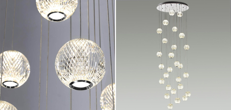 Каскадная люстра Crystal Globule Хром Каскадная люстра Crystal Globule Хром - Loft-Concept в Челябинске