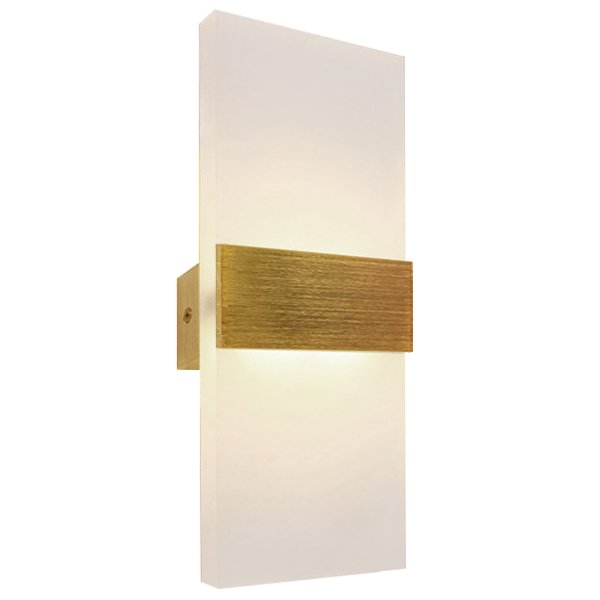 Бра Road Wall Light Gold Золотой Прозрачный белый Бра Road Wall Light Gold Золотой Прозрачный белый в Челябинске | Loft Concept