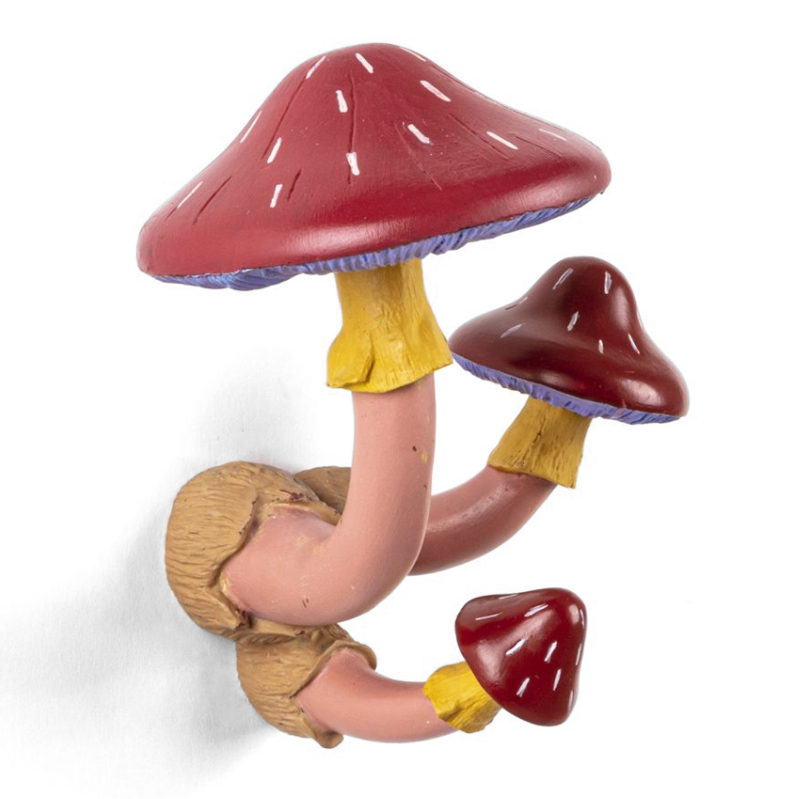 Аксессуар Seletti Hangers Mushroom Coloured Красный Аксессуар Seletti Hangers Mushroom Coloured Красный в Челябинске | Loft Concept