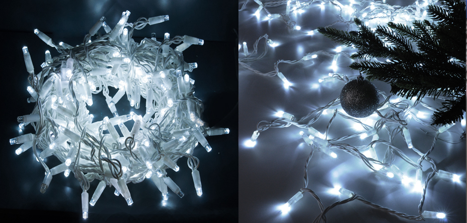 Гирлянда для улицы с Белым светом - Loft-Concept в Челябинске