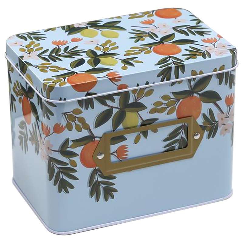 Шкатулка металлическая Oranges and Lemons Colorful Metal Tea Box Мульти Шкатулка металлическая Oranges and Lemons Colorful Metal Tea Box Мульти в Челябинске | Loft Concept