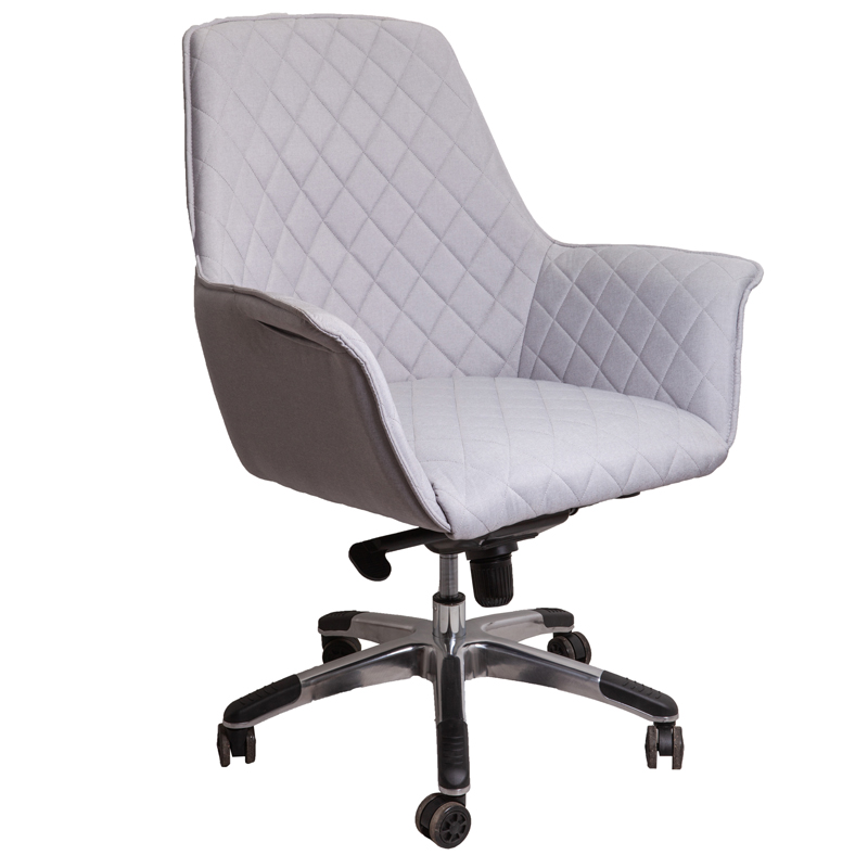Офисное кресло Josias Seoul Chair Серый (Gray) Серебряный Офисное кресло Josias Seoul Chair Серый (Gray) Серебряный в Челябинске | Loft Concept
