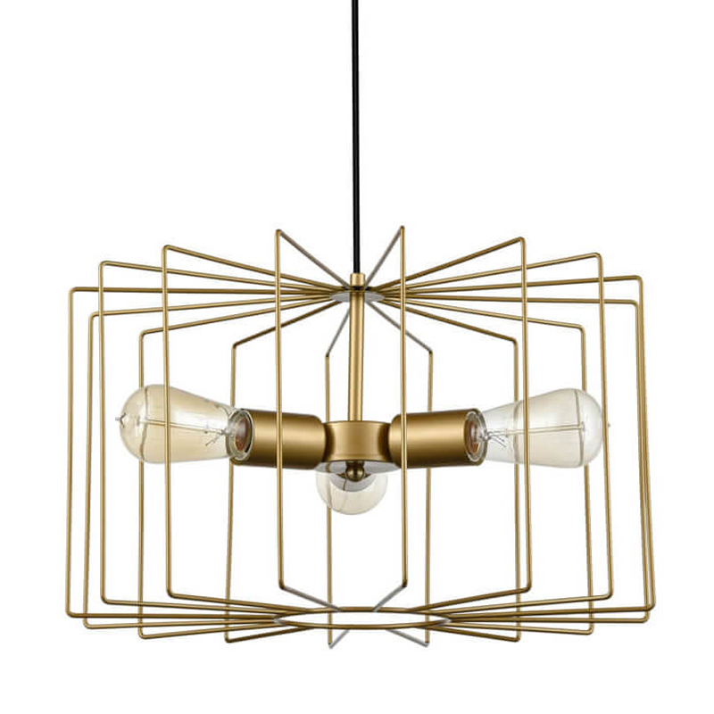 Люстра Cage Wire Color gold Золотой Люстра Cage Wire Color gold Золотой в Челябинске | Loft Concept