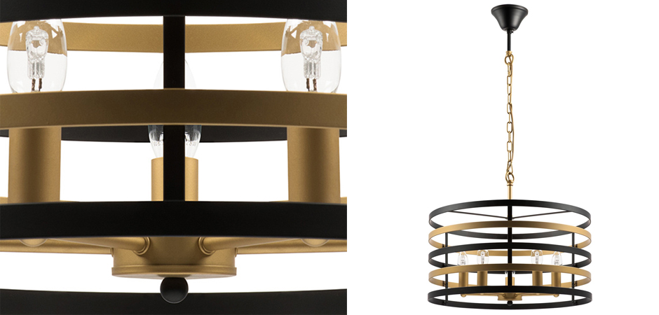 Люстра Gold Stripes Chandelier 5 Люстра Gold Stripes Chandelier 5 - Loft-Concept в Челябинске