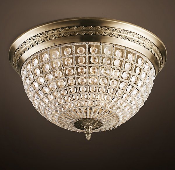 Потолочный светильник RH 19th c. Casbah Crystal Top 60 Темная бронза винтаж Потолочный светильник RH 19th c. Casbah Crystal Top 60 Темная бронза винтаж в Челябинске | Loft Concept