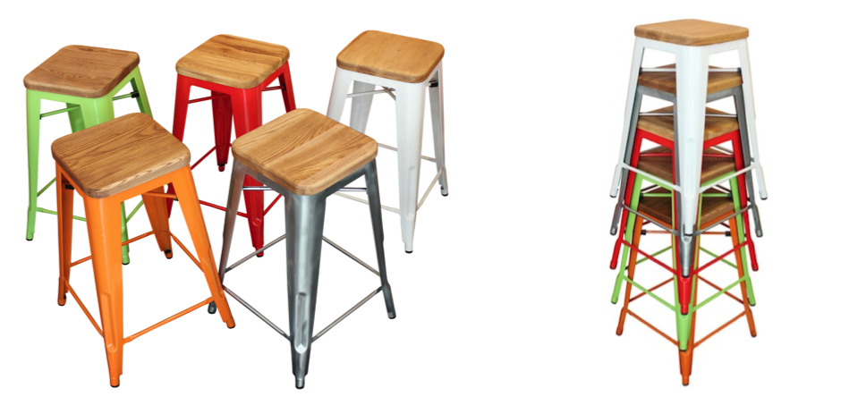 Барный стул Tolix Board Seat barstool Барный стул Tolix Board Seat barstool - Loft-Concept в Челябинске