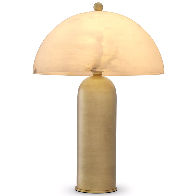 Настольная лампа Eichholtz Table Lamp Lorenza Белый Латунь Настольная лампа Eichholtz Table Lamp Lorenza Белый Латунь в Челябинске | Loft Concept