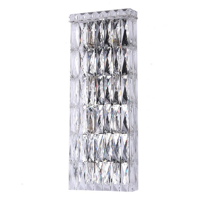 Бра Crystal Regena Chrome Wall Lamp 8 Хром Прозрачный (Transparent) Бра Crystal Regena Chrome Wall Lamp 8 Хром Прозрачный (Transparent) в Челябинске | Loft Concept