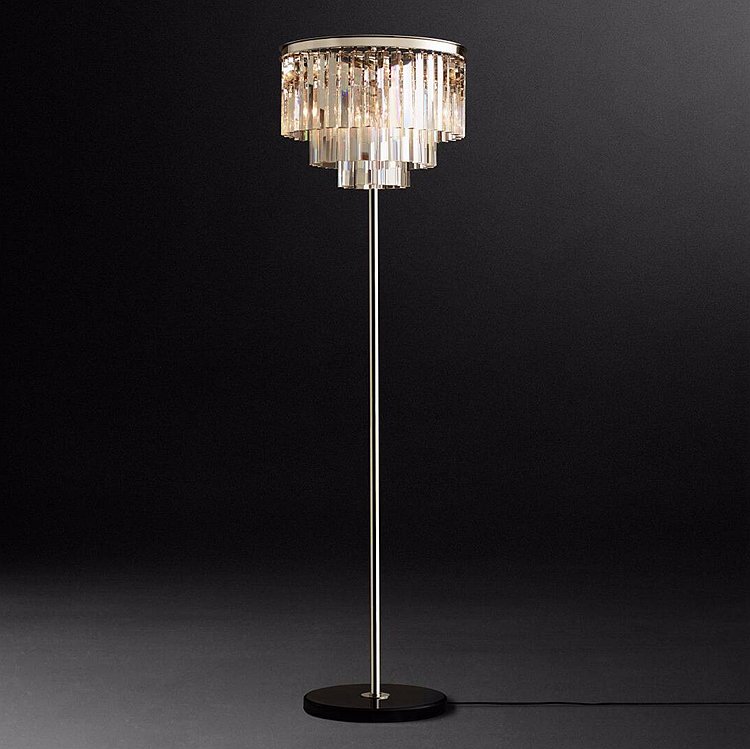 Торшер RH Odeon Floor Lamp Chrome Черный Мрамор Nero Хром Прозрачное Стекло Серый (Gray) Янтарь (Amber) Торшер RH Odeon Floor Lamp Chrome Черный Мрамор Nero Хром Прозрачное Стекло Серый (Gray) Янтарь (Amber) в Челябинске | Loft Concept